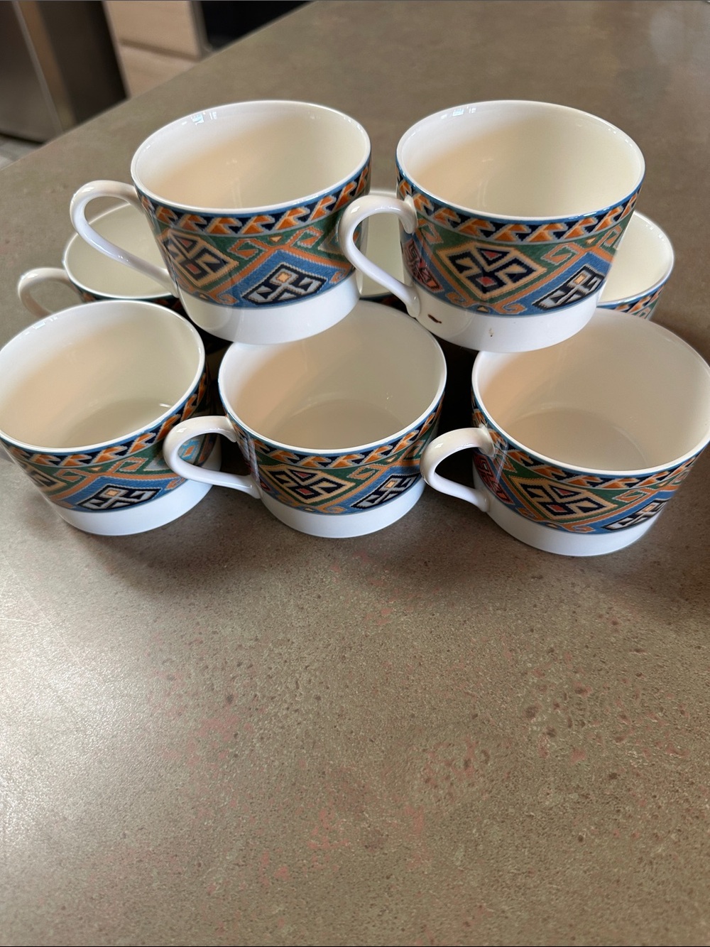 Vintage Christopher Stuart Optima La Brea Coffee Cups - Set of 8